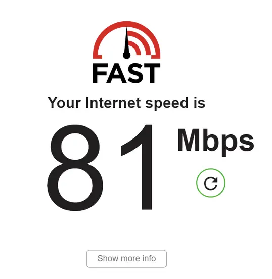 Speed With VPN
